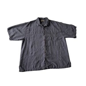 Tommy Bahama 100% Silk Short Sleeve Hawaiian Shirt